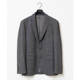 ダークグレー | ツィード調ストレッチテーラードジャケット セットアップ | MICHEL KLEIN HOMME
