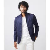 ネイビー | スエードコンバーチブルジャケット | MICHEL KLEIN HOMME