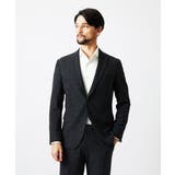 ダークグレー | ストライプテーラードジャケット | MICHEL KLEIN HOMME