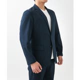 ネイビー(57) | 【BODY MAKE】ジャージテーラードジャケット | MICHEL KLEIN HOMME