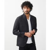 デニム調ノーカラージャケット | MICHEL KLEIN HOMME | 詳細画像3 