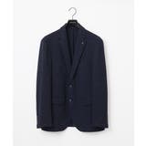 ネイビー | 【セットアップ】メッシュ調テーラードジャケット | MICHEL KLEIN HOMME