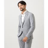 【セットアップ】コットンライクストレッチテーラードジャケット | MICHEL KLEIN HOMME | 詳細画像2 