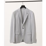 グレー | 【セットアップ】コットンライクストレッチテーラードジャケット | MICHEL KLEIN HOMME