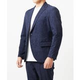 【BODY MAKE】【セットアップ】メッシュプリントテーラードジャケット | MICHEL KLEIN HOMME | 詳細画像3