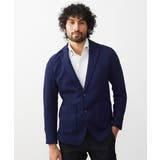 ブランドロゴ刺繍入りニットジャケット | MICHEL KLEIN HOMME | 詳細画像4 