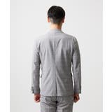 【セットアップ】グレンチェック柄テーラードジャケット | MICHEL KLEIN HOMME | 詳細画像8 
