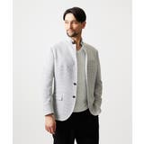 ライトグレー | スラブメッシュコンバーチブルジャケット | MICHEL KLEIN HOMME