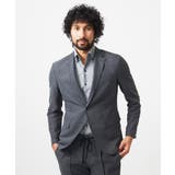 ダークグレー | 【セットアップ】カラミメッシュテーラードジャケット | MICHEL KLEIN HOMME