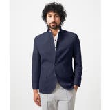 ネイビー | メッシュ調コンバーチブルジャケット | MICHEL KLEIN HOMME