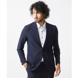 ネイビー | 【セットアップ】ストレッチテーラードジャケット | MICHEL KLEIN HOMME