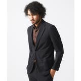 ブラック | 【セットアップ】ストレッチテーラードジャケット | MICHEL KLEIN HOMME