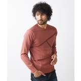 レッド(06) | 切り替えストレッチクルーネックニット | MICHEL KLEIN HOMME