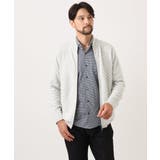 グラデーションスタンドカラーニットブルゾン | MICHEL KLEIN HOMME | 詳細画像18