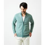 グラデーションスタンドカラーニットブルゾン | MICHEL KLEIN HOMME | 詳細画像2