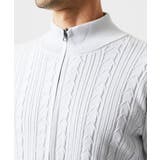 編み込みスタンドカラーニットブルゾン | MICHEL KLEIN HOMME | 詳細画像11