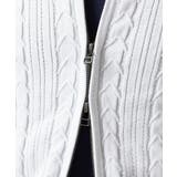 編み込みスタンドカラーニットブルゾン | MICHEL KLEIN HOMME | 詳細画像15