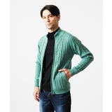 編み込みスタンドカラーニットブルゾン | MICHEL KLEIN HOMME | 詳細画像2