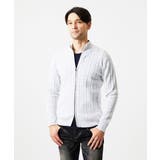 編み込みスタンドカラーニットブルゾン | MICHEL KLEIN HOMME | 詳細画像7