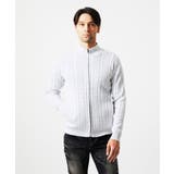 編み込みスタンドカラーニットブルゾン | MICHEL KLEIN HOMME | 詳細画像8