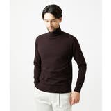 天竺編タートルネックニット | MICHEL KLEIN HOMME | 詳細画像1 