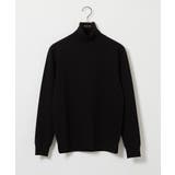 ブラック | 天竺編タートルネックニット | MICHEL KLEIN HOMME