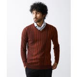 【2023年モデル】グラデーションVネックニット | MICHEL KLEIN HOMME | 詳細画像2