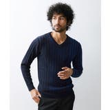 【2023年モデル】グラデーションVネックニット | MICHEL KLEIN HOMME | 詳細画像8