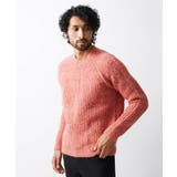 オレンジ(15) | ウールブレンドクルーネックニット | MICHEL KLEIN HOMME