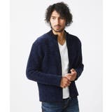 ネイビー(57) | 《日本製》モールスタンドZIPカーディガン | MICHEL KLEIN HOMME