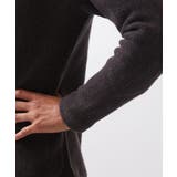 《日本製》へリンボン柄ウールニットジャケット | MICHEL KLEIN HOMME | 詳細画像7