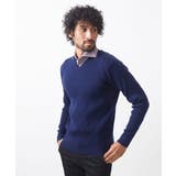 リブ編みVネックニット | MICHEL KLEIN HOMME | 詳細画像1 