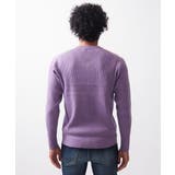 リブ編みVネックニット | MICHEL KLEIN HOMME | 詳細画像7 