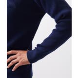 リブ編みハーフジップニット | MICHEL KLEIN HOMME | 詳細画像6