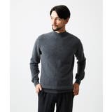 ダークグレー | カシミヤモックネックニット | MICHEL KLEIN HOMME