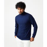 ガーメントダイリブ タートルネックニット | MICHEL KLEIN HOMME | 詳細画像1 