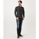 ガーメントダイリブ ハーフジップニット | MICHEL KLEIN HOMME | 詳細画像15