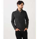 ガーメントダイリブ ハーフジップニット | MICHEL KLEIN HOMME | 詳細画像16