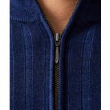 ガーメントダイリブ ハーフジップニット | MICHEL KLEIN HOMME | 詳細画像7