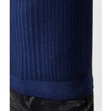 ガーメントダイリブ ハーフジップニット | MICHEL KLEIN HOMME | 詳細画像9