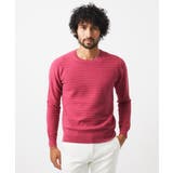 ピンク | クラシカルクルーネックニット | MICHEL KLEIN HOMME