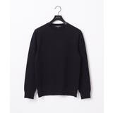 ブラック | クラシカルクルーネックニット | MICHEL KLEIN HOMME