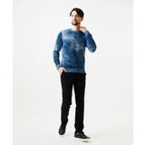 《日本製》スモーク柄クルーネックモールニット | MICHEL KLEIN HOMME | 詳細画像2