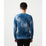 《日本製》スモーク柄クルーネックモールニット | MICHEL KLEIN HOMME | 詳細画像4