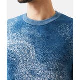 《日本製》スモーク柄クルーネックモールニット | MICHEL KLEIN HOMME | 詳細画像5