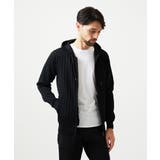 ブラック | 【セットアップ】ニットジップアップパーカー | MICHEL KLEIN HOMME
