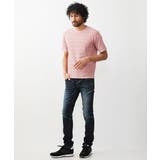 ボーダー柄半袖ニットカットソー | MICHEL KLEIN HOMME | 詳細画像2