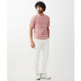 ボーダー柄半袖ニットカットソー | MICHEL KLEIN HOMME | 詳細画像3