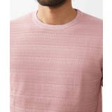 ボーダー柄半袖ニットカットソー | MICHEL KLEIN HOMME | 詳細画像6