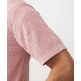 ボーダー柄半袖ニットカットソー | MICHEL KLEIN HOMME | 詳細画像7